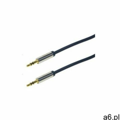 Logilink kabel audio 2xjack 3.5mm stereo m/m, 1.5m, niebieski - ogłoszenia A6.pl