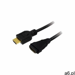 Kabel HDMI LogiLink CH0056 HDMI A (F) > HDMI A (M), 2m, KKLKKUBV0140 (1368042) - ogłoszenia A6.pl