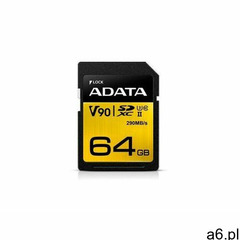 Adata SDXC 64GB 290MB/s ASDX64GUII3CL10-C - ogłoszenia A6.pl