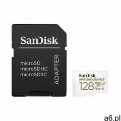 Karta pamięci SANDISK Max Endurance microSDXC 128GB + SD Adapter - ogłoszenia A6.pl