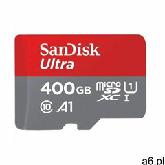 Karta pamięci SANDISK Ultra microSDXC 400GB + Adapter, SDSQUAR-400G-GN6 - ogłoszenia A6.pl