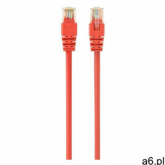 Gembird patchcord RJ45, osłonka zalewana, kat. 6, UTP, 5m, czerwony - PP6U-5M/R (8716309093163) - ogłoszenia A6.pl