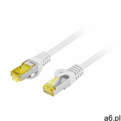 Patchcord Lanberg S/FTP kat.6A 1m LSZH CU fluke passed szary - ogłoszenia A6.pl