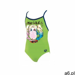 Arena strój girl harley quinn junior one piece light drop back royal-shiny green, wzrost: 152cm, mat - ogłoszenia A6.pl