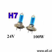 Żarówki (2szt.) h7 xenon h.i.d. light blue do ciężarówek... (24v - moc 100w) - homologowane. marki E - ogłoszenia A6.pl