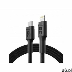 USB-C - Lightning Power Stream 1m PD czarny w oplocie - ogłoszenia A6.pl