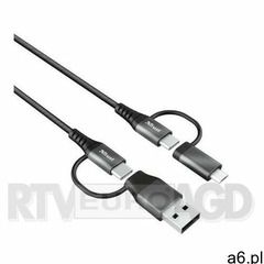Trust Keyla Extra-Strong 4-In-1 USB 1m - ogłoszenia A6.pl