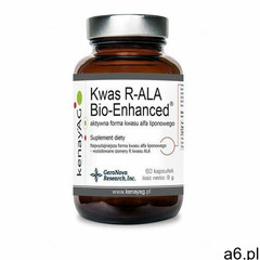 Kapsułki Kenay Kwas R-ALA Bio-Enhanced aktywna forma kwasu liponowego 60 kapsułek - suplement diety - ogłoszenia A6.pl