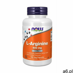 NOW Foods L-Arginina 500 mg 100 kaps - ogłoszenia A6.pl