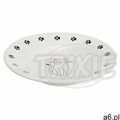 Trixie Ceramiczna miska talerzowa dla kotów krótkowzrocznych - 0,2l / 15cm (4057589246516) - ogłoszenia A6.pl
