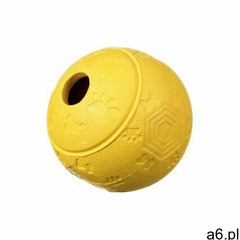 Piłka kauczukowa na przysmaki M - yellow - ogłoszenia A6.pl
