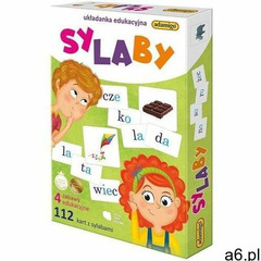 Układanka edukacyjna - sylaby marki Adamigo - ogłoszenia A6.pl