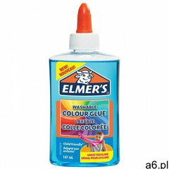 Elmer's półprzezroczysty, kolorowy klej pva, niebieski, 147 ml, zmywalny - doskonały do slime (2 - ogłoszenia A6.pl