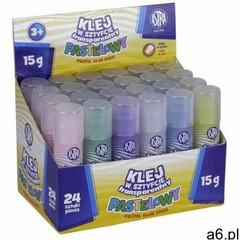 Klej w sztyfcie 15g transparenty pastelowy (24szt) marki Astra papiernicze - ogłoszenia A6.pl