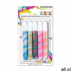 Klej brokatowy dwukolorowy 5x10,5ml marki Starpak - ogłoszenia A6.pl