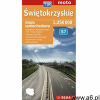 Świętokrzyskie TIR mapa samochodowa (2014) - ogłoszenia A6.pl