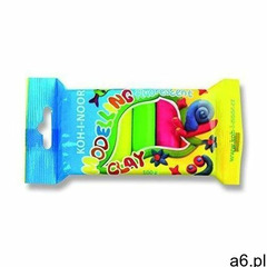 Koh-i-noor Plastelina fluorescent 5 kolorów 100g folia (8593539293415) - ogłoszenia A6.pl