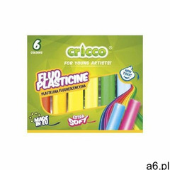 Plastelina fluorescencyjna 6 kolorów CRICCO - ogłoszenia A6.pl