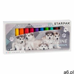 Starpak Plastelina 12 kolorów cuties psy - ogłoszenia A6.pl