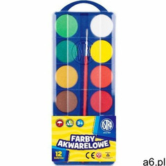 Farby akwarelowe 12 kolorów średnica 30mm (5900263220229) - ogłoszenia A6.pl