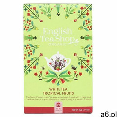Herbata white tea tropical fruits – 20 saszetek marki English tea shop - ogłoszenia A6.pl