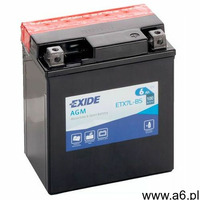 Akumulator motocyklowy EXIDE ETX7L-BS/ YTX7L-BS 12V 6Ah 100A EN P+ - ogłoszenia A6.pl