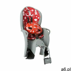 Hamax Fotelik rowerowy czerwony kiss + kask (7029775510586) - ogłoszenia A6.pl