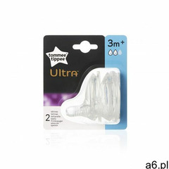 TOMMEE TIPPEE 42401068 2szt 3m+ Ultra Smoczek do butelek silikonowy średni przepływ | DARMOWA DO - ogłoszenia A6.pl