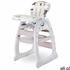 homee beige krzesełko do karmienia 2w1 + puzzle marki Caretero - ogłoszenia A6.pl