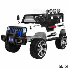 Jeep raptor drifter 4x4 s2388 biały z napędem na 4 koła, kolor biały - ogłoszenia A6.pl