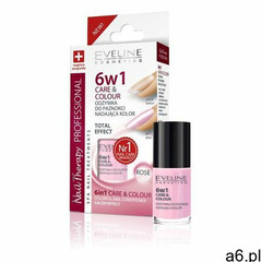 Eveline nail therapy lakier odżywka 6w1 care & colour rose 5ml - eveline kolorowka od 24,99zł da - ogłoszenia A6.pl