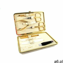 STRUZZINO ALASKA GOLD - elegancki 8-częściowy zestaw do manicure ze ZŁOCONYMI oraz ze SZKŁA HARTOWAN - ogłoszenia A6.pl