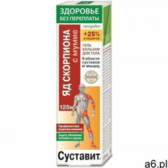 Żel-balsam na stawy i mięśnie Sustawit jad skorpiona i mumio 125 ml (4607011668531) - ogłoszenia A6.pl