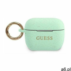 Guess guacapsilglgn airpods pro cover zielony/green silicone glitter (3700740494394) - ogłoszenia A6.pl