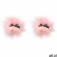 Bristols 6 Sexshop - nakładki na sutki nippies gold - różowy puszek - online - ogłoszenia A6.pl