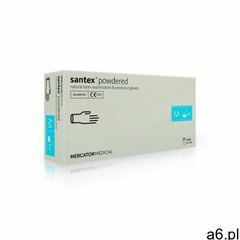 Mercator medical Rękawice ochronne pudrowane lateksowe santex® 100 szt. m - ogłoszenia A6.pl