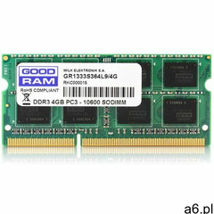 Goodram Ddr3 sodimm 4gb/1600 cl11 (5908267903292) - ogłoszenia A6.pl