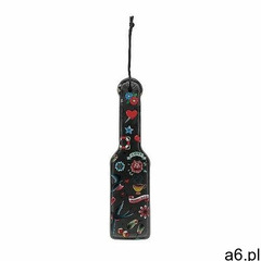 Elegancka packa - printed paddle - old school tattoo style - black marki Shots - ouch - ogłoszenia A6.pl