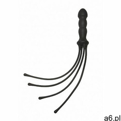 Silikonowy bat do zabawy erotycznej czarny- 2404-25-bu - the quad - premium silicone whip - black ma - ogłoszenia A6.pl