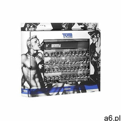 Obroża ze smyczą łańcuchem bdsm tf2775 - gun metal leash marki Xr brands - tom of finland - ogłoszenia A6.pl
