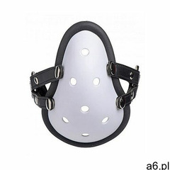 Kaganiec athletic cup z odpinanymi paskami - biały af637 - musk athletic cup muzzle with removable s - ogłoszenia A6.pl