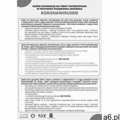 Plakat ważne informacje - ogłoszenia A6.pl