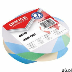Kostka kręcona OFFICE PRODUCTS klejona, 83x83x35mm, mix kolorów, 14053411-99 - ogłoszenia A6.pl