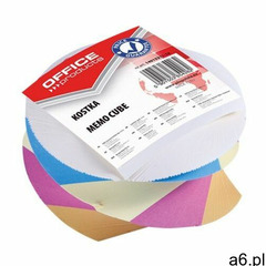 Kostka kręcona OFFICE PRODUCTS klejona, 83x83x55mm, mix kolorów, 14053421-99 - ogłoszenia A6.pl