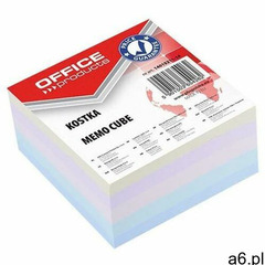 Kostka OFFICE PRODUCTS klejona, 85x85x40mm, mix kolorów, 14053311-99 - ogłoszenia A6.pl