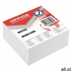 Kostka OFFICE PRODUCTS klejona, 85x85x40mm, biała, 14053311-14 - ogłoszenia A6.pl