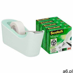 Taśma biurowa SCOTCH Magic(C18-4M), matowa, 19mm, 33m, 4szt., podajnik C-18 GRATIS - ogłoszenia A6.pl