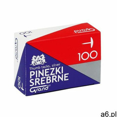Pinezki GRAND srebrne S100 OPAKOWANIE x 10 110-1391 - ogłoszenia A6.pl