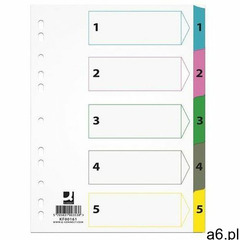 Przekładki Mylar Q-connect 1-5 kart - ogłoszenia A6.pl