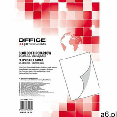 Blok flipchart , gładki, 58,5x81cm, 50 kart., biały marki Office products - ogłoszenia A6.pl